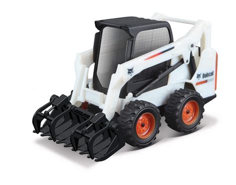 mini bobcat excavator toy|toy bobcat skid steer attachments.